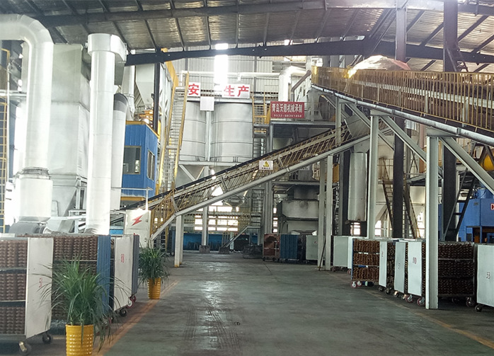 80噸粘土砂生産線